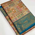 Dharmavaram Silk Patchwork Saree