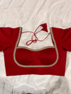 Red Chiffon Blouse