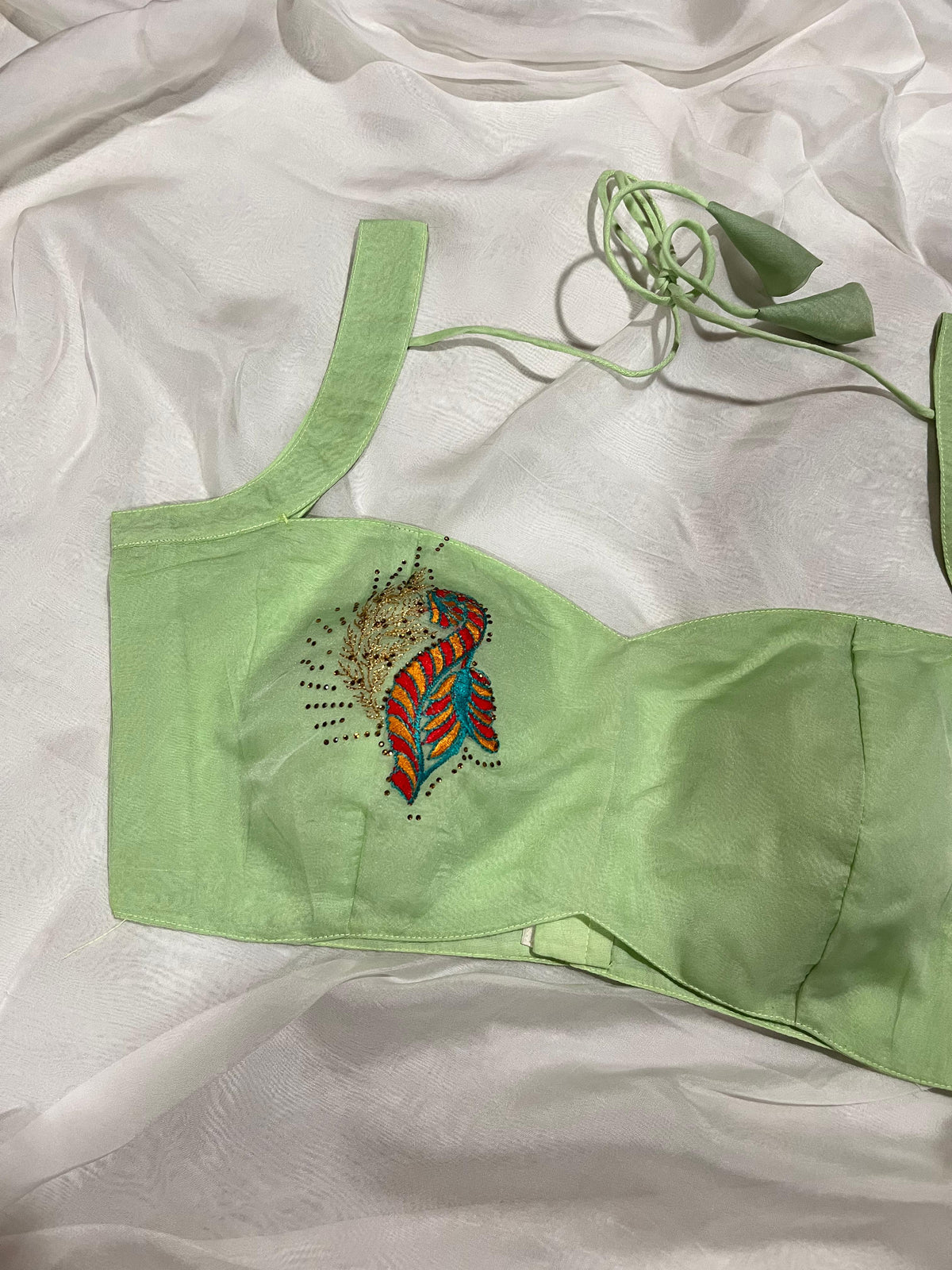 Kashish Mint Green Blouse