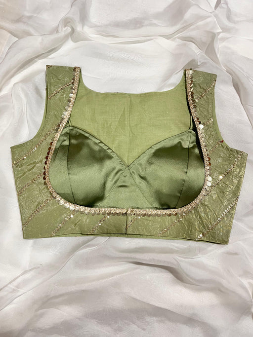 Shinning Green Blouse