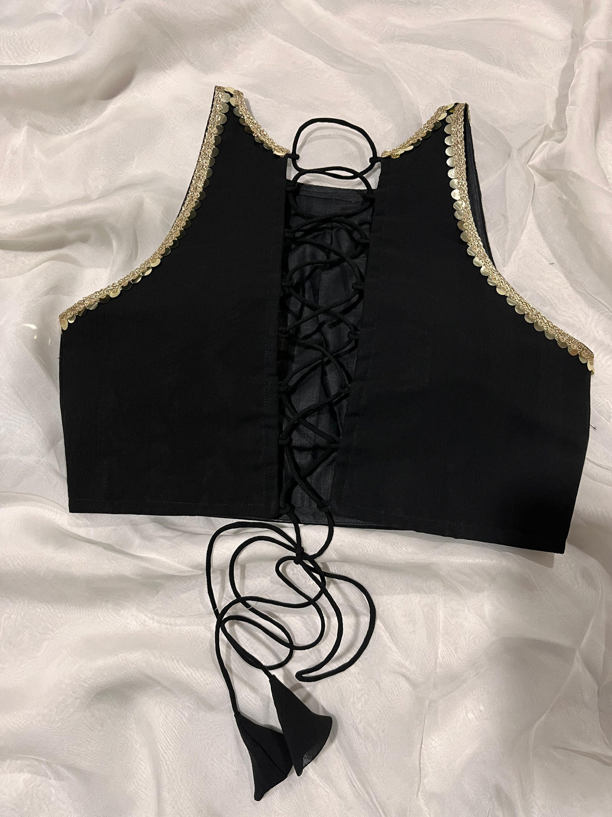 Zehra Black Blouse