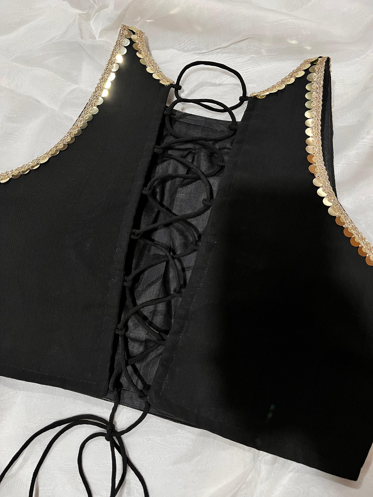 Zehra Black Blouse