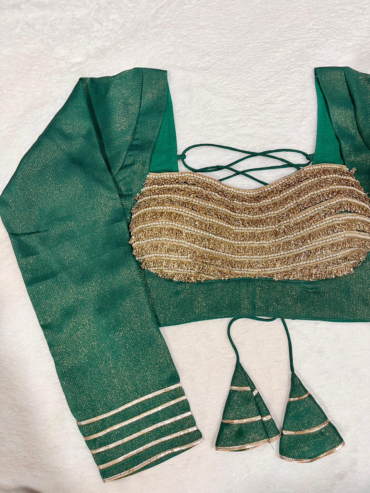Roopvati Green Blouse