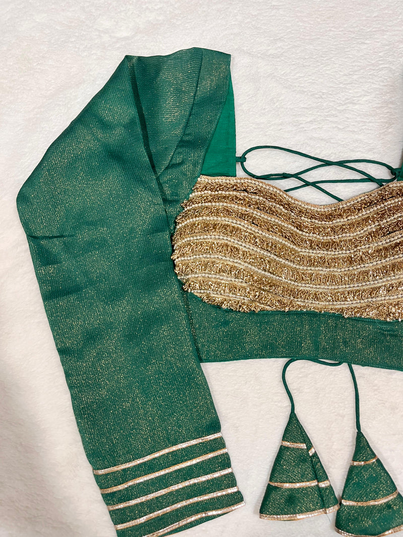 Roopvati Green Blouse