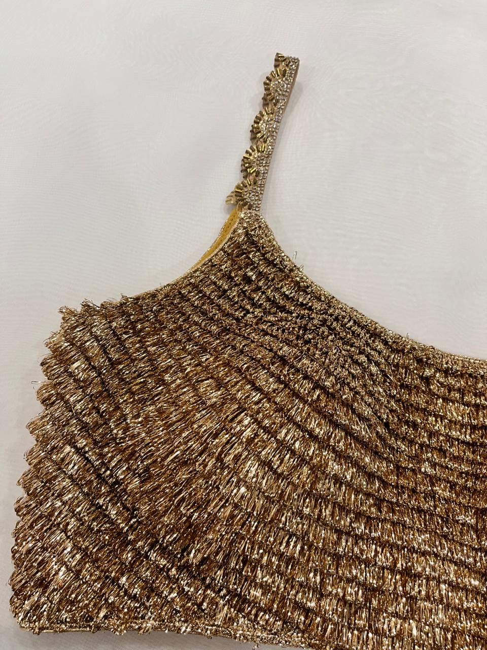 Sheen Gold Blouse