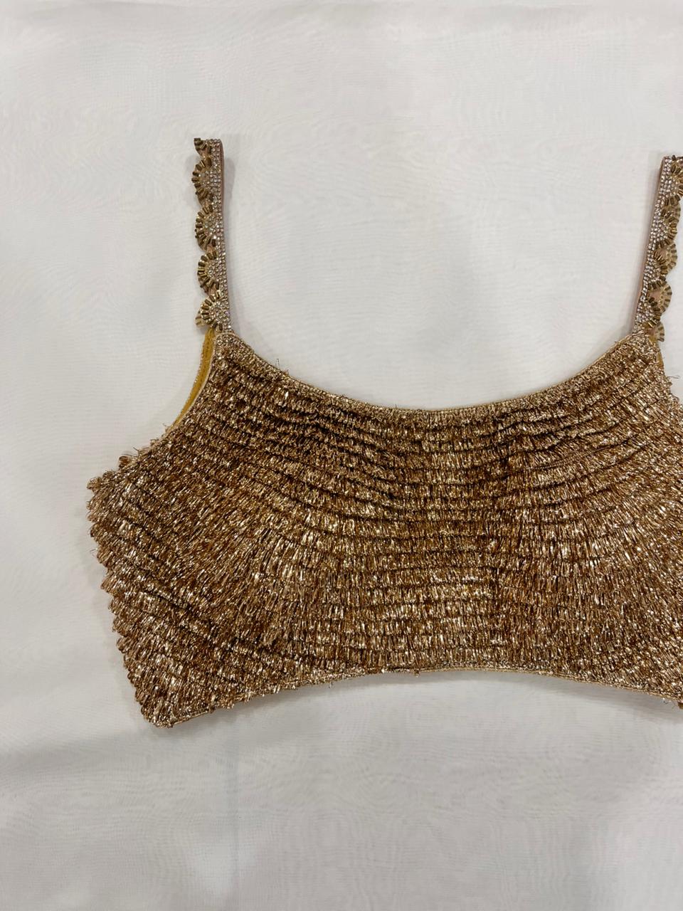 Sheen Gold Blouse
