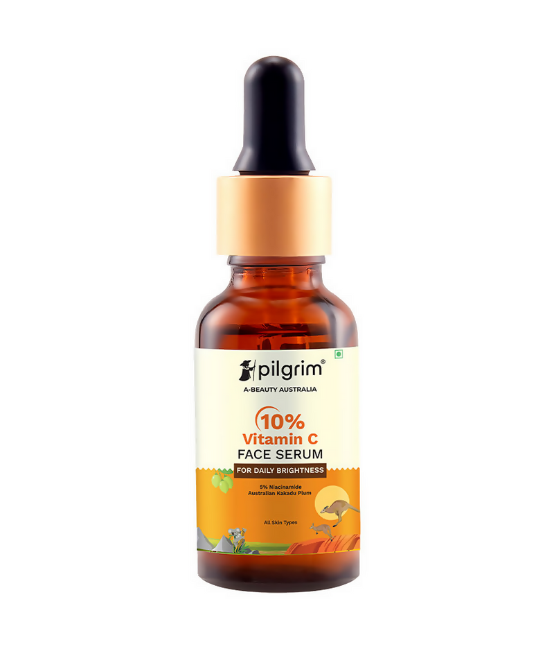 Pilgrim 10% Vitamin C Face Serum For Daily Brightness 5% Niacinamide