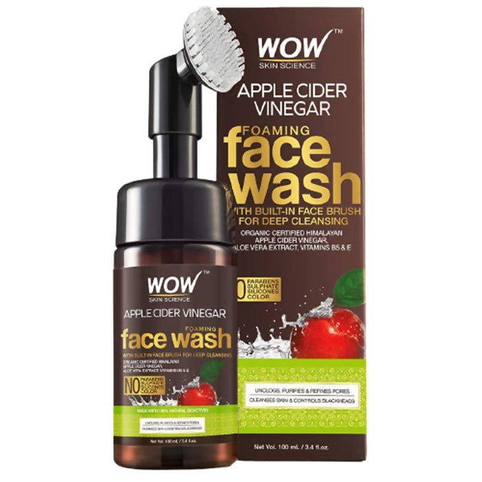 Wow Skin Science Apple Cider Vinegar Foaming Face Wash
