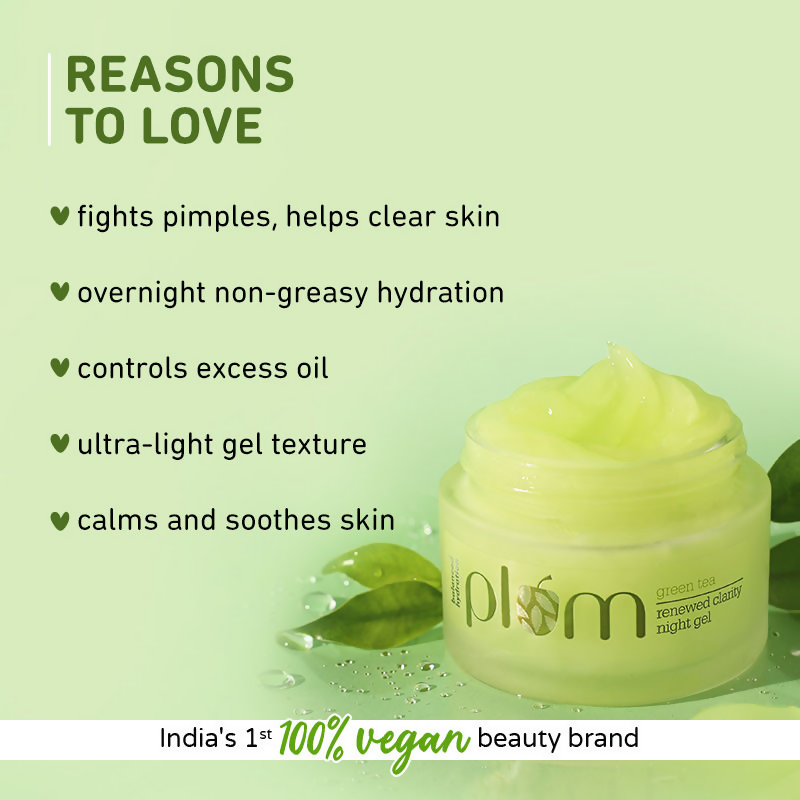 Plum Green Tea Night Gel Cream