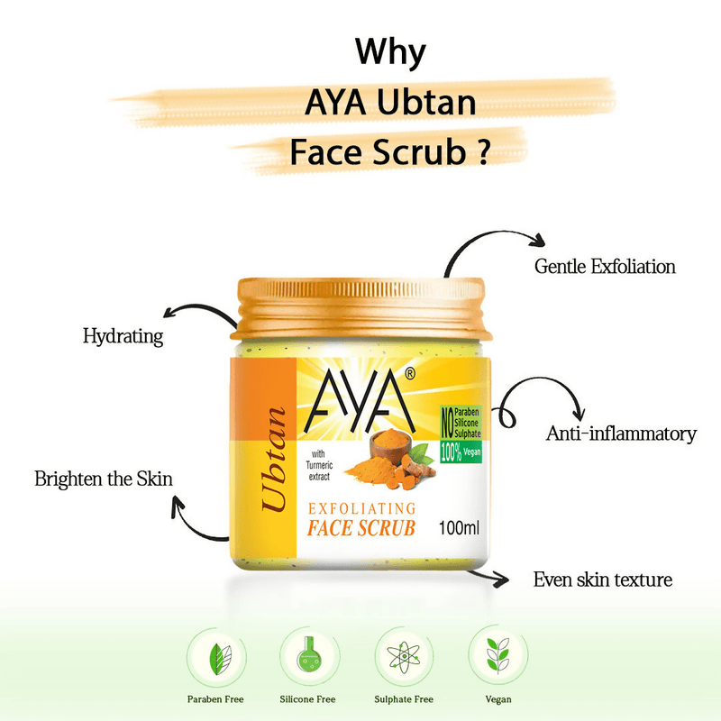 AYA Ubtan Exfoliating Face Scrub