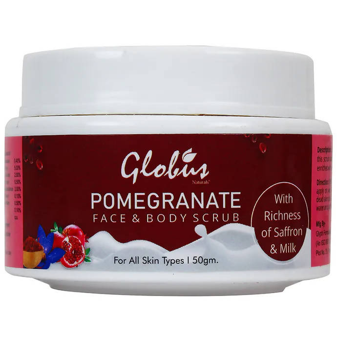 Globus Naturals Pomegranate Face & Body Scrub