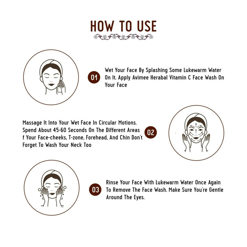 Avimee Herbal Vitamin C Face Wash