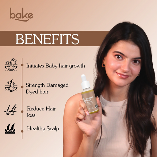 Bake Pure Rosemary Oil Hair Serum with Anagain & Biotin