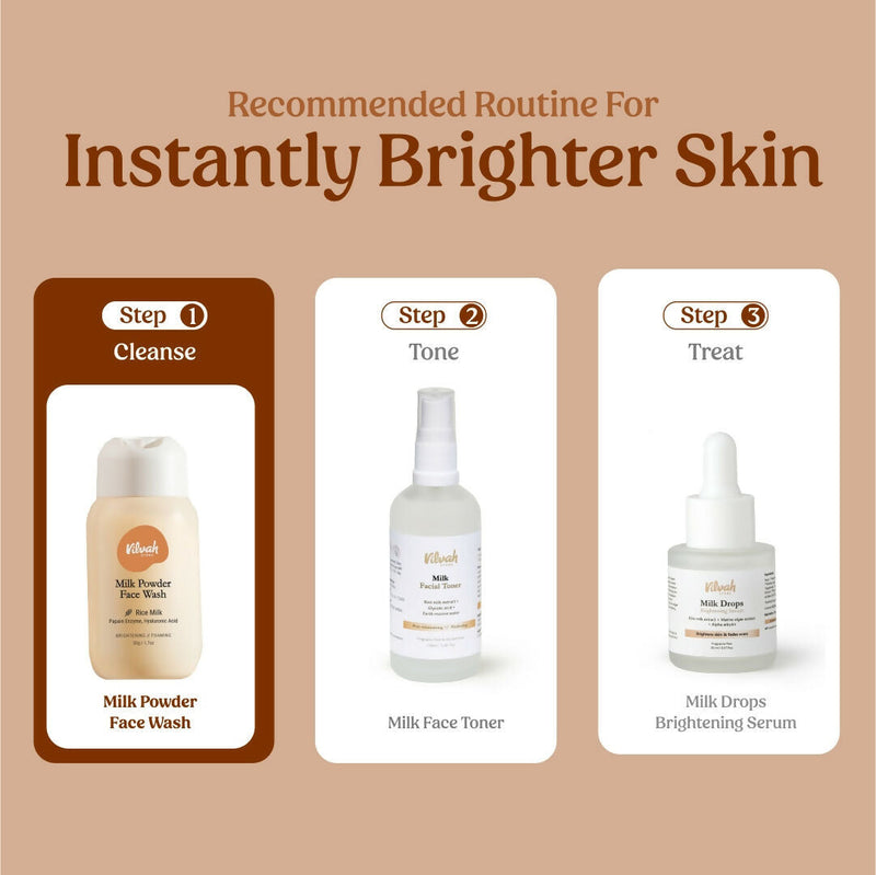 Vilvah Store Milk Powder Face Wash