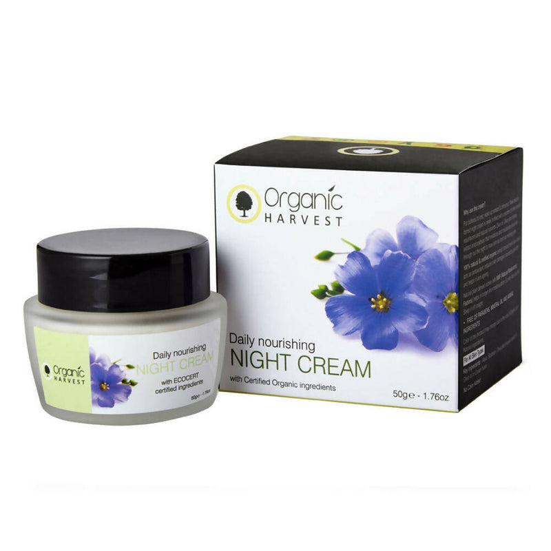 Organic Harvest Brightening Night Cream With Organic Ingredients