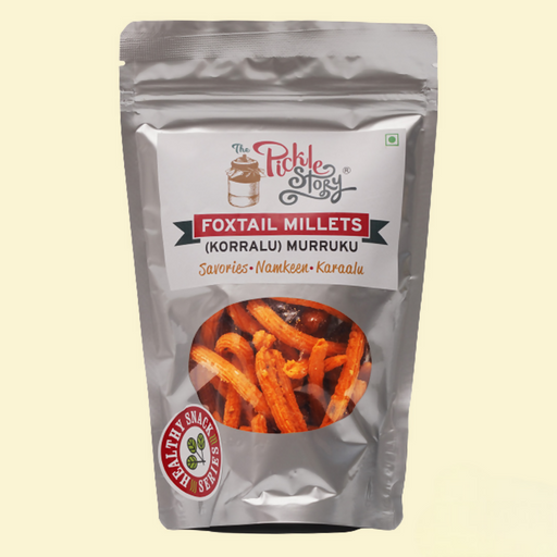 The Pickle Story Foxtail Millets Murukku (Korralu/Kangni/Kakum)