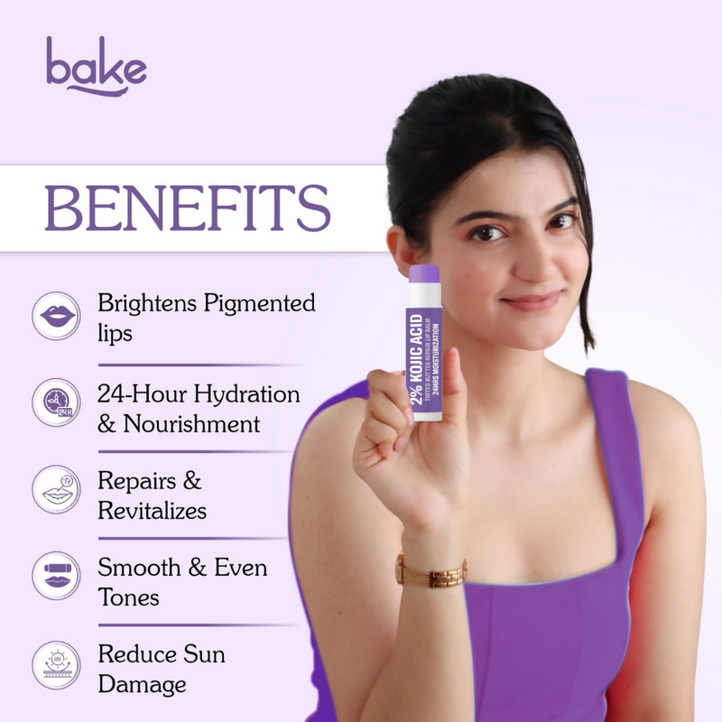 Bake 2% Kojic Acid Tinted Butter Brightening Lip Balm