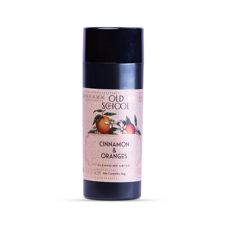 Old School Rituals Cinnamon & Oranges Cleansing Ubtan Natural Exfoliating Face Wash Powder