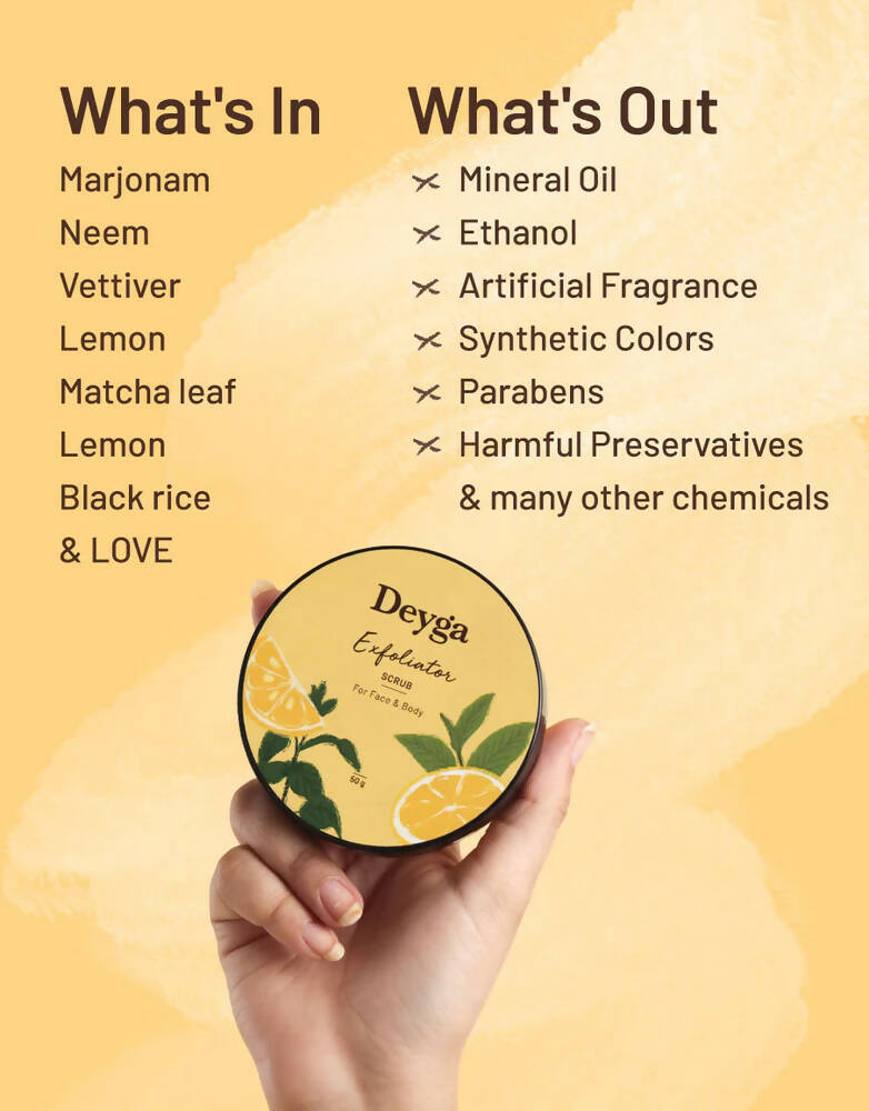 Deyga Face & Body Exfoliator Scrub