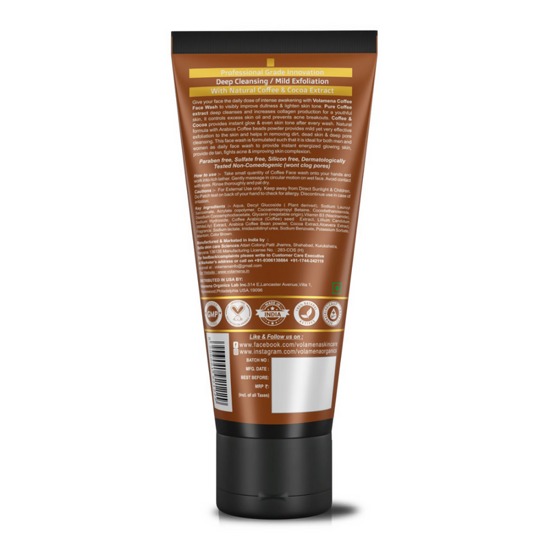Volamena Coffee Face Wash