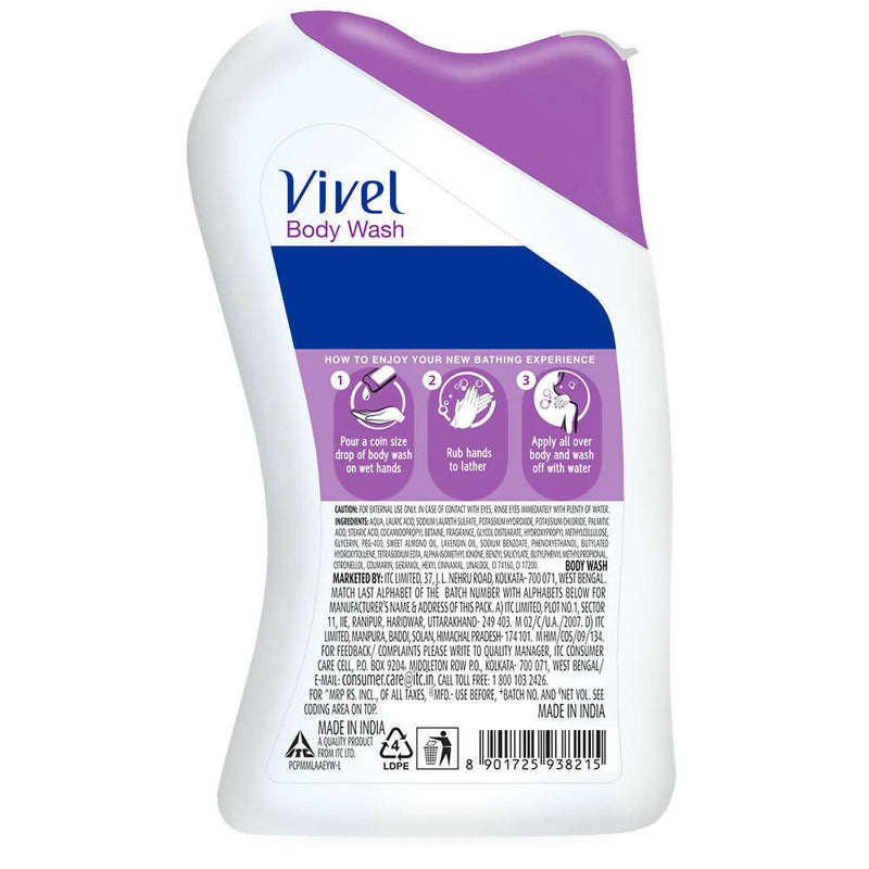 Vivel Lavender & Almond Oil Body Wash