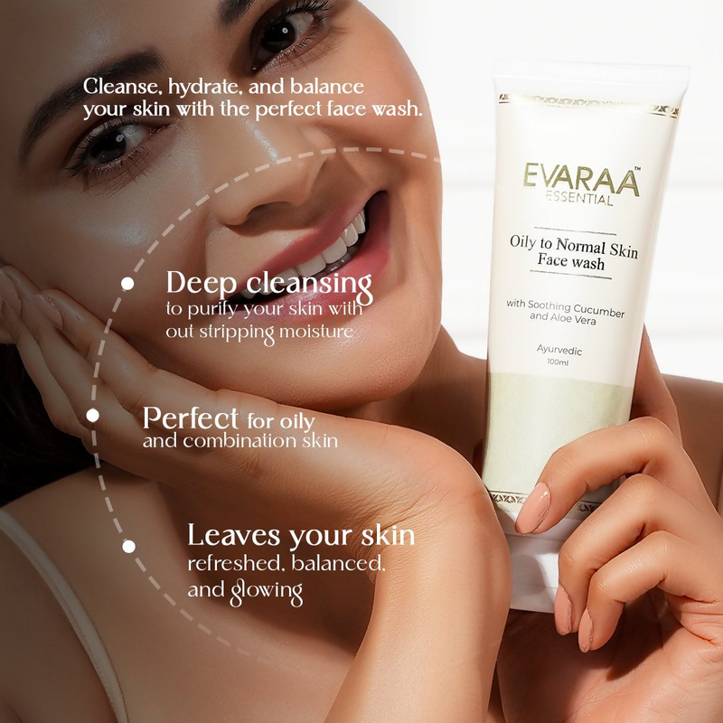 Evaraa Essential Oliy To Normal Skin Face Wash