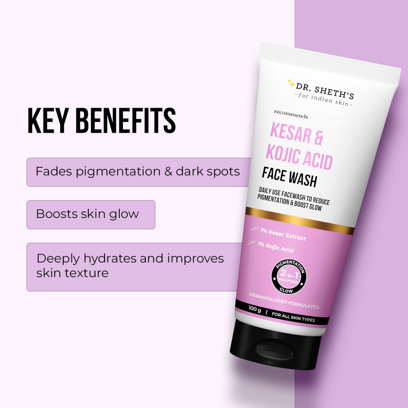 Dr. Sheth's Kesar & Kojic Acid Face Wash