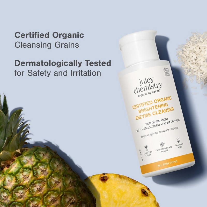 Juicy Chemistry Certified Organic Brightening Enzyme Cleanser