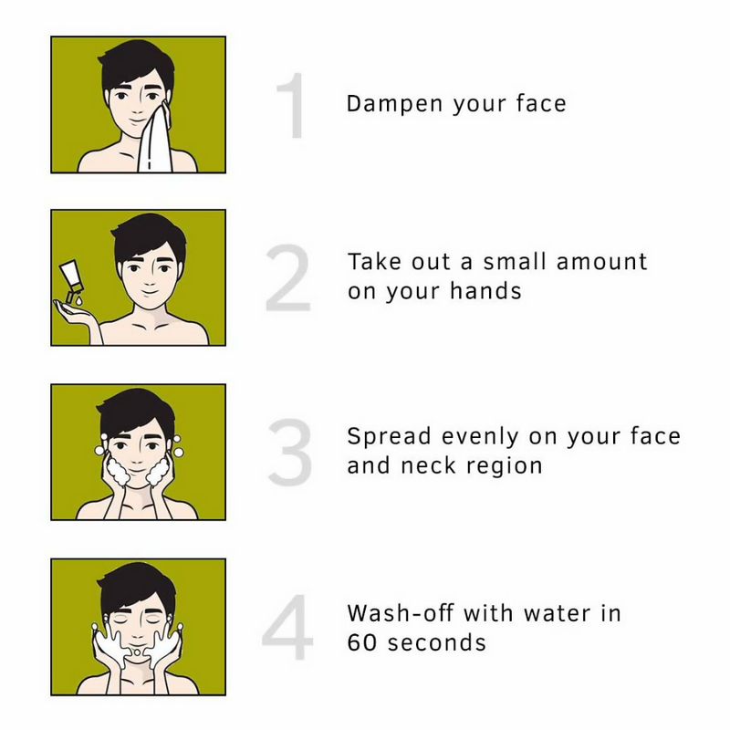 Ustraa Face Wash - Oily Skin (Checks Acne & Intense Oil Control)