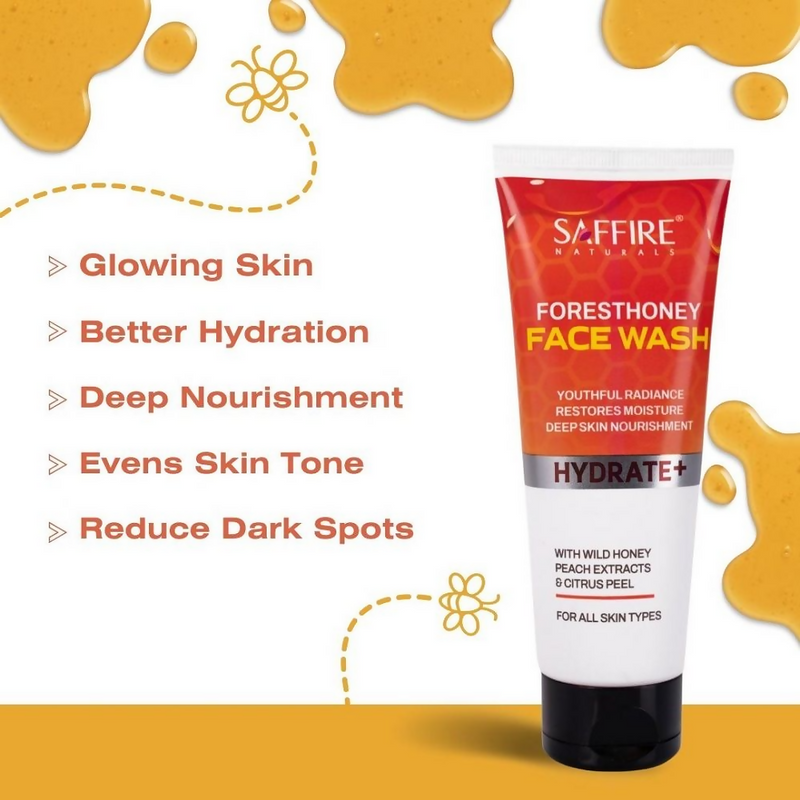 Saffire Naturals Forest Honey Face Wash