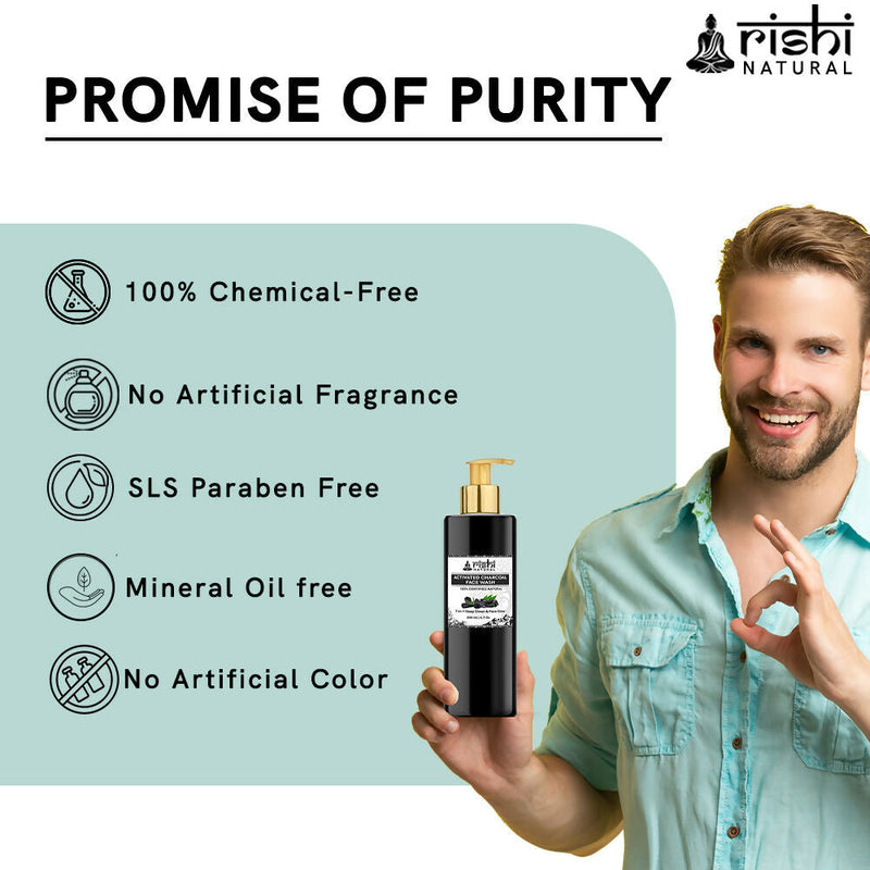 Rishi Natural Natural Activated Charcoal Face Wash