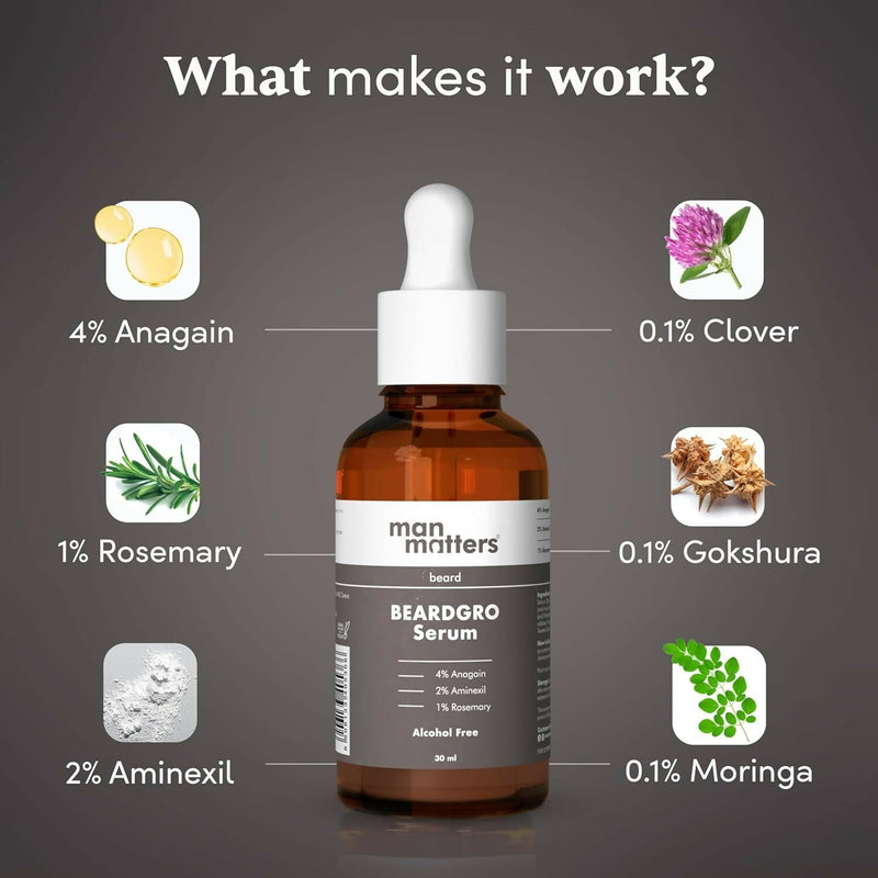 Man Matters Beardgro Oil-In-Serum