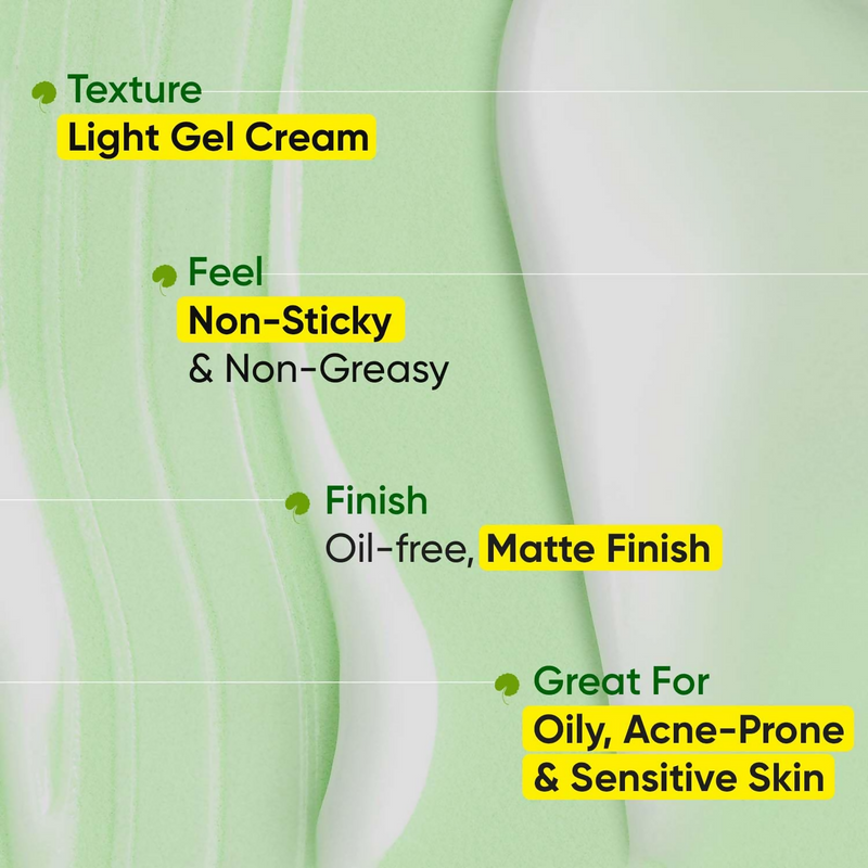 Dot & Key CICA Calming Mattifying Sunscreen SPF 50 For Oily Acne Prone & Sensitive Skin