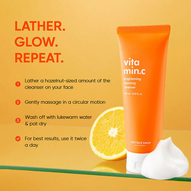 The Face Shop Vitamin C Brightening Korean Face Wash