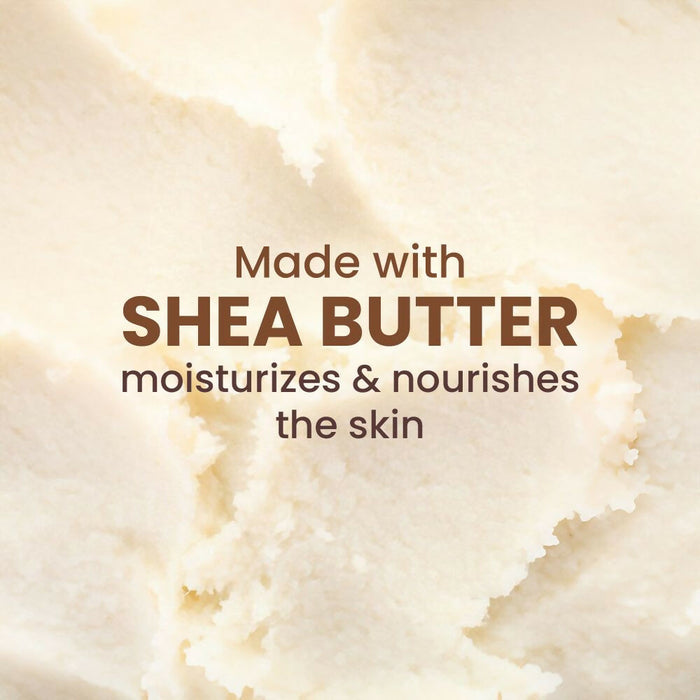 Wild Oak Iced Coffee Shea Butter Sugar Scrub with Ascorbic Acid, Vegan Collagen & Peptides For Tan Removal & Smooth Skin