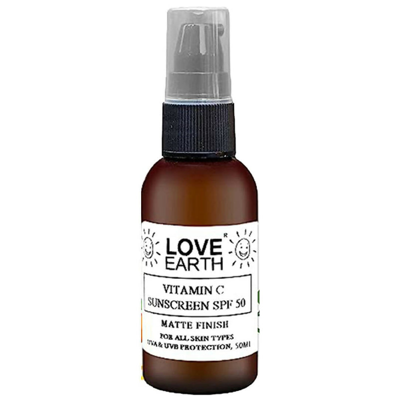 Love Earth Vitamin C Sunscreen SPF-50 PA+++ For Sun's UVA & UVB
