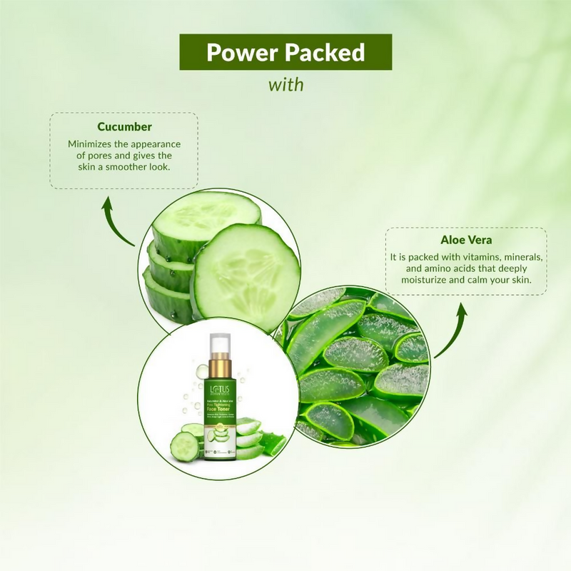 Lotus Botanicals Cucumber & Aloe Vera Pore Tightening Face Tone