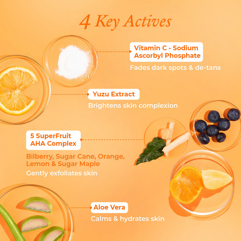 The Pink Foundry Brightening & Exfoliating Vit C Daily Face Wash