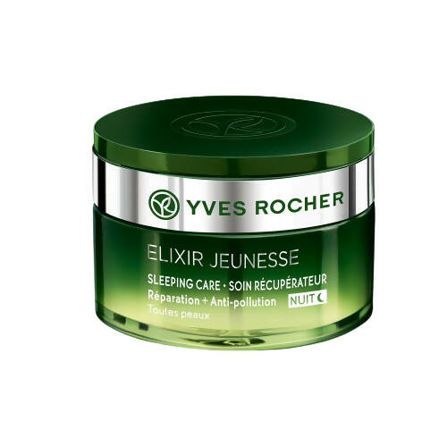 Yves Rocher Elixir Jeunesse skincare jar on a white background