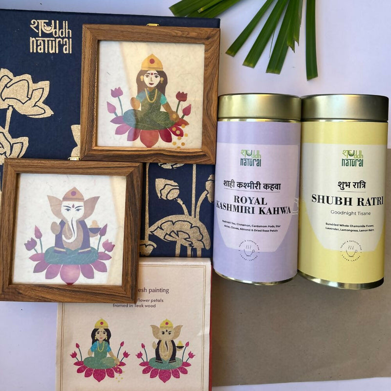Shuddh Natural Festive Diwali Gift Hamper Ganesh Laxmi - Tea