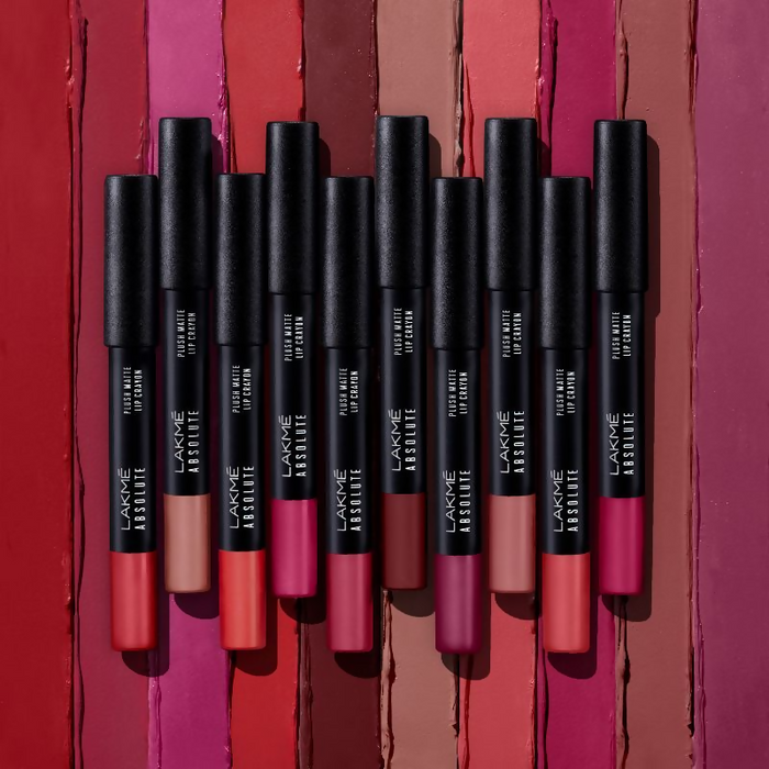 Lakme Absolute Plush Matte Lip Crayon - 302 Roasted Almond