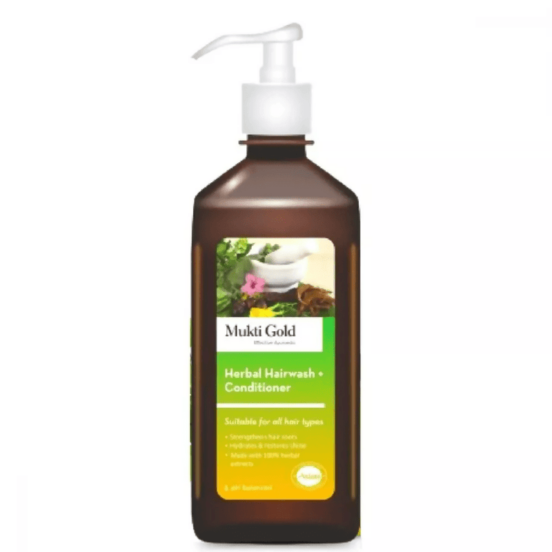 Axiom Mukti Gold Herbal Hair Wash + Conditioner