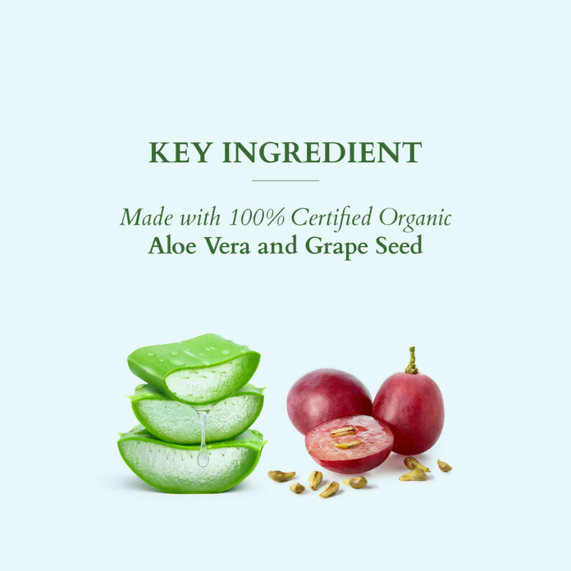 Lotus Organics Aloe Vera & Grape Seed Hydra Clean & Nourish Face Wash