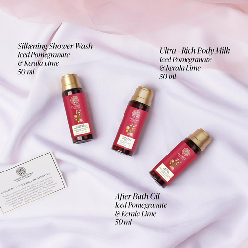 Forest Essentials Roopa Fragrant Shower Ritual Luxurious Ayurvedic Bath & Body Gift Set Kit