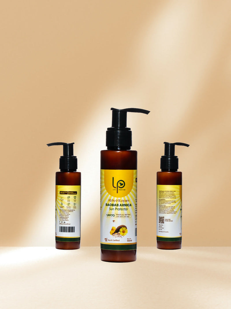 Life Purified Abhyetilepam Baobab Arnica Sun Protector SPF 70 Pa++++