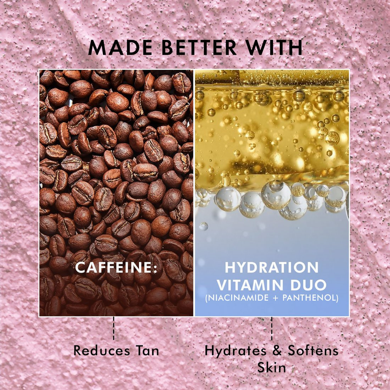 mcaffeine Brightening Raspberry Rush Body Scrub Removes Tan & Brightens Skin