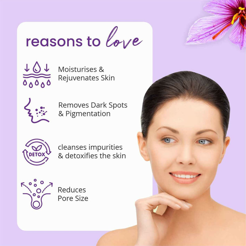 Globus Naturals Ayurvedic Kumkumadi Skin Lightening Face Pack, Suitable For All Skin Types