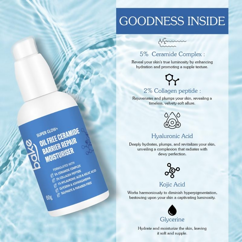Bake Super Glow+ Oil Free Ceramide Barrier Repair Moisturiser