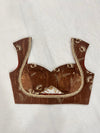 Zarina Rust Brown Blouse