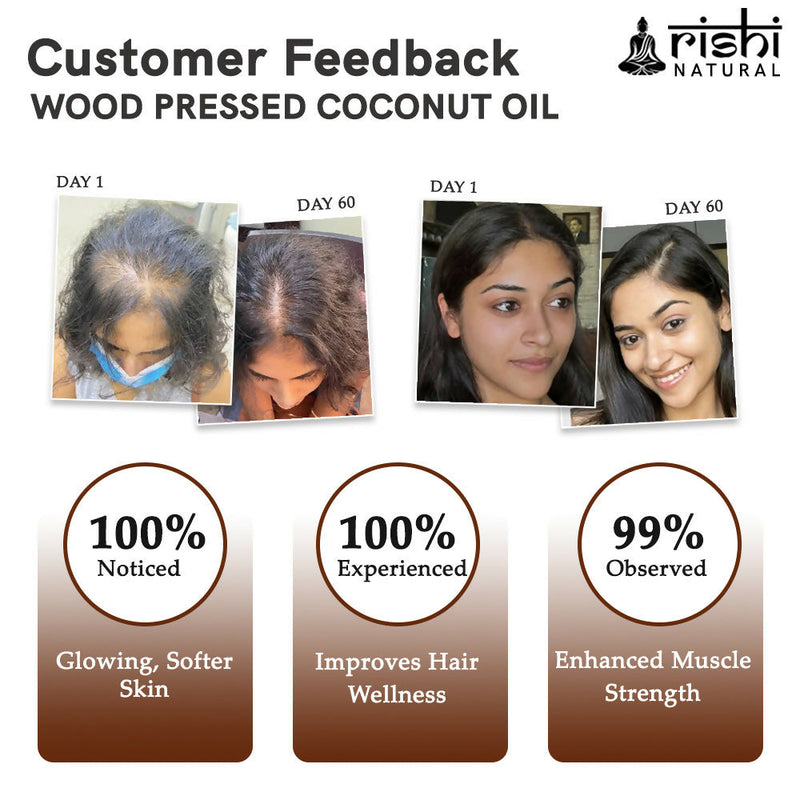 Rishi Natural Coconut Oil Wood Pressed Skin And Hair